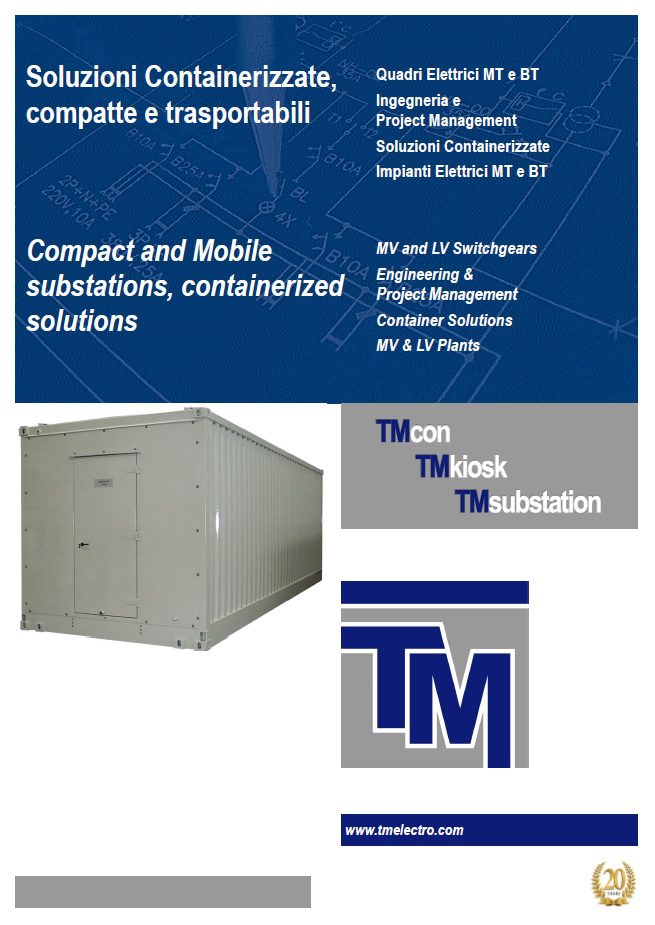 T.M. S.R.L. Containerized Solutions Depliant