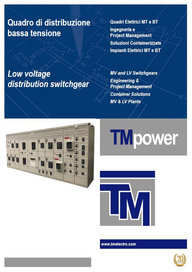 T.M. S.R.L. TMpower Switchboard Depliant