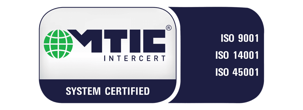 T.M. S.R.L. MTIC-MARK-QEO (ISO 45001) Logo Certification